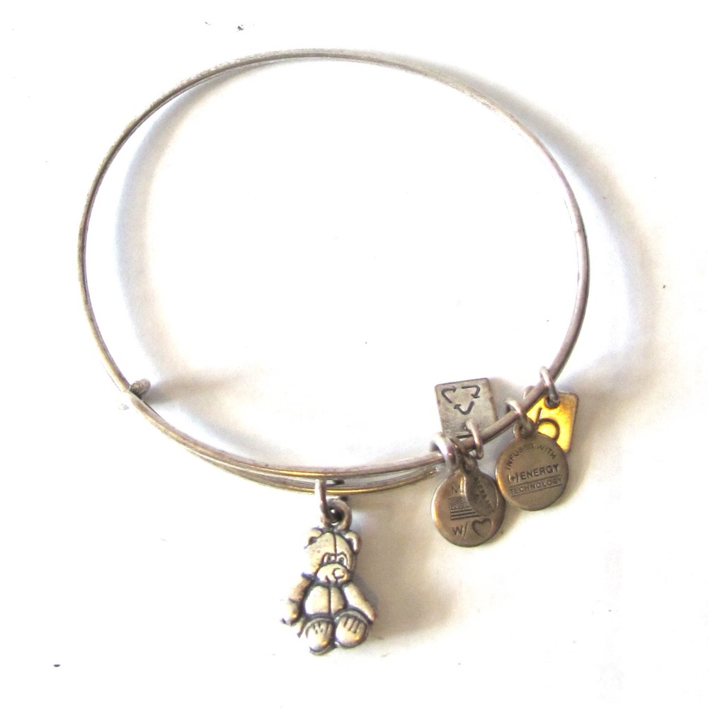 Alex and Ani Teddy Bear Bracelet Bangle